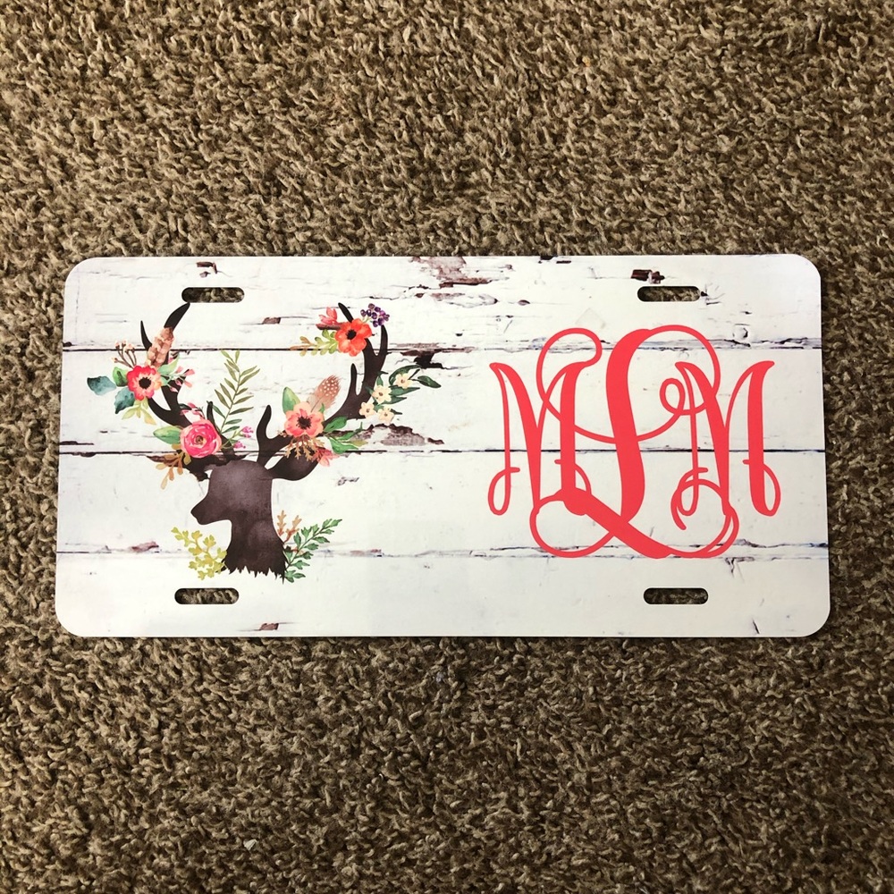 License plate tag